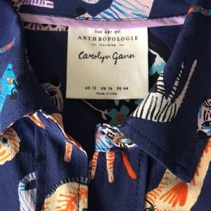The Art of Anthropology Carolyn Gavin silk blouse